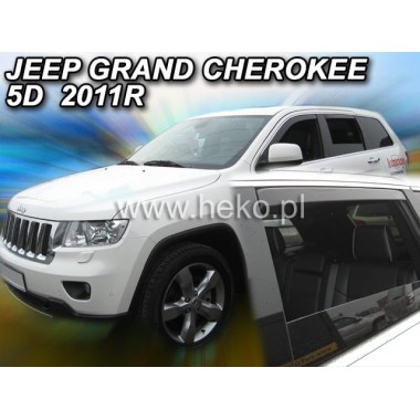 Дефлекторы боковых окон Team Heko для Jeep Grand Cherokee WK2 (2011-) бренд – Team HEKO главное фото